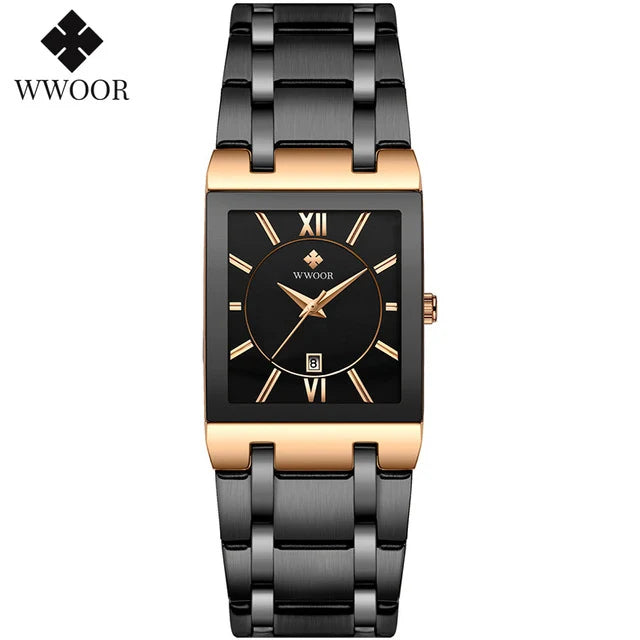 Relógio Feminino WWOOR 8858 - A prova d'água