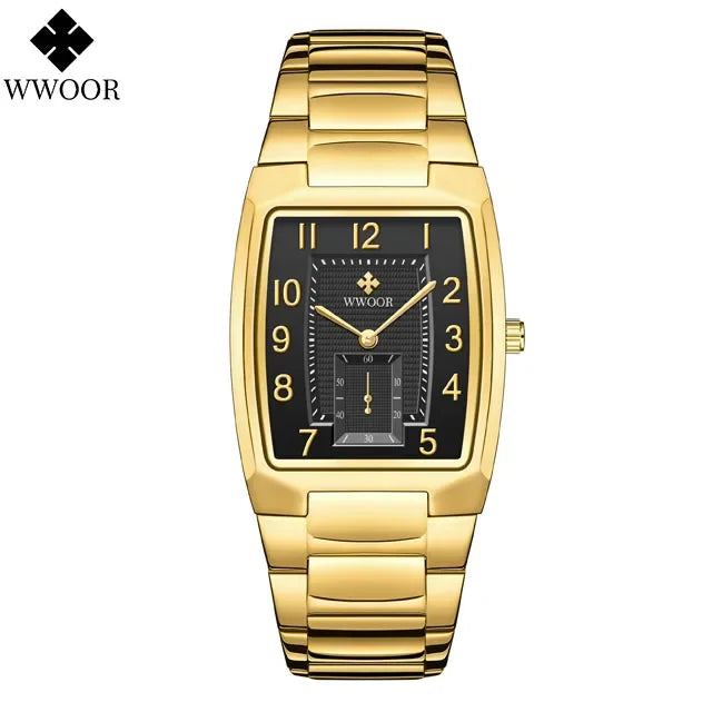 Relógio Masculino WWOOR 8837-2 - Aço inoxidável