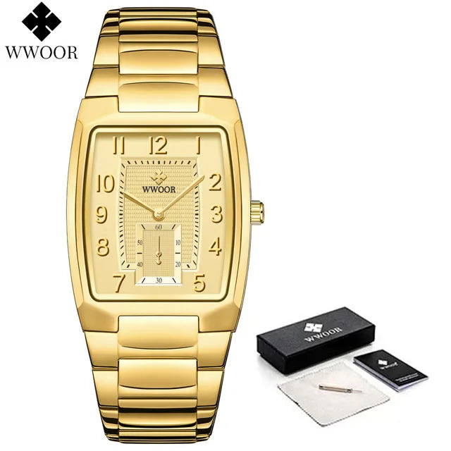 Relógio Feminino WWOOR 8837-2L - A prova d'água