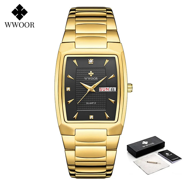 Relógio Feminino WWOOR 8837-CB - A prova d'água