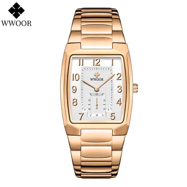 Relógio Feminino WWOOR 8837-2L - A prova d'água