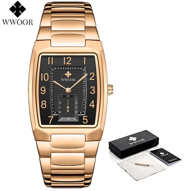 Relógio Feminino WWOOR 8837-2L - A prova d'água