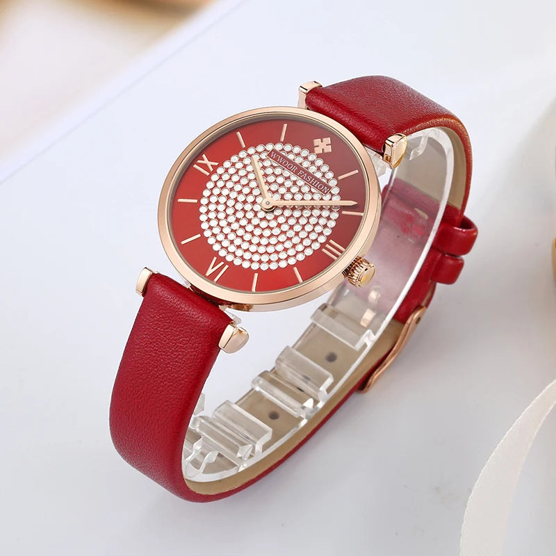 Relógio Feminino Automático WWOOR 8851 - A prova d'água