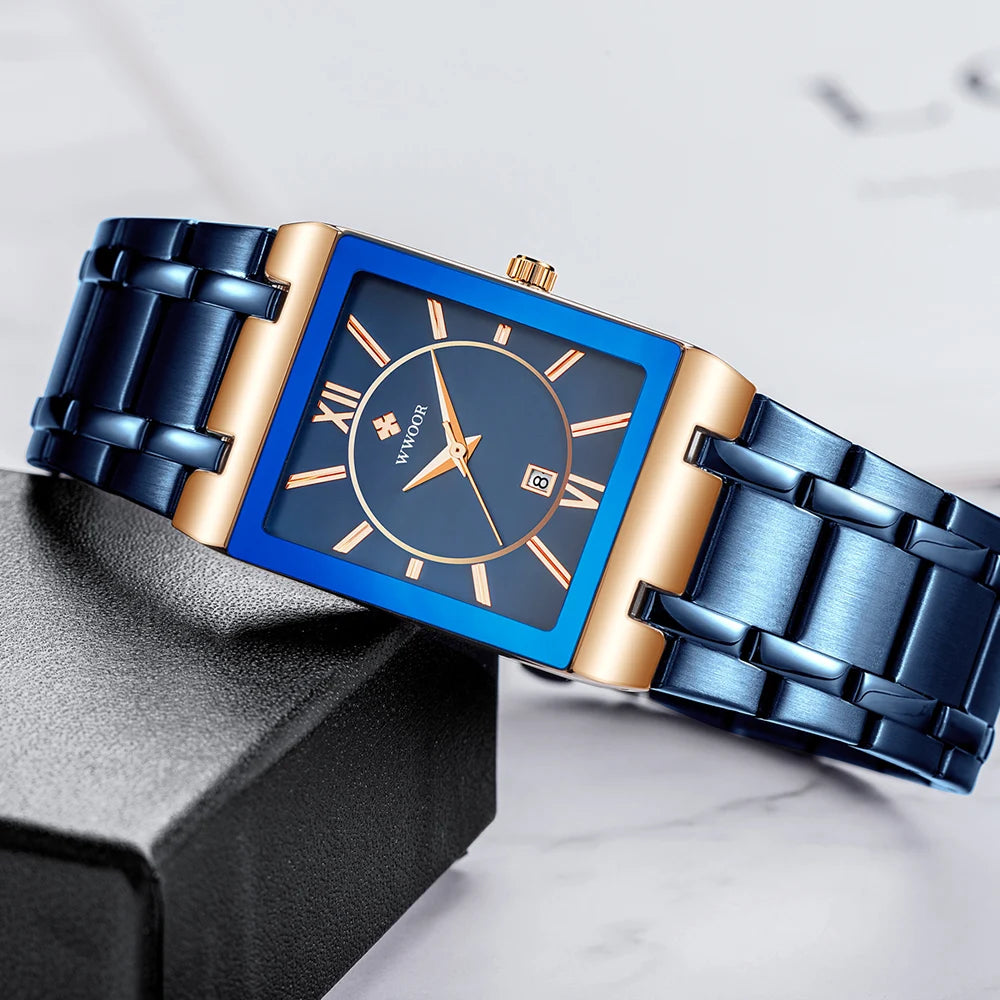 Relógio Feminino WWOOR 8858 - A prova d'água