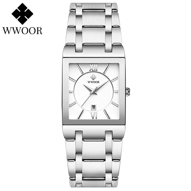 Relógio Feminino WWOOR 8858 - A prova d'água
