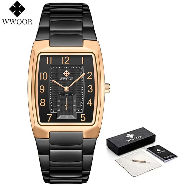 Relógio Feminino WWOOR 8837-2L - A prova d'água