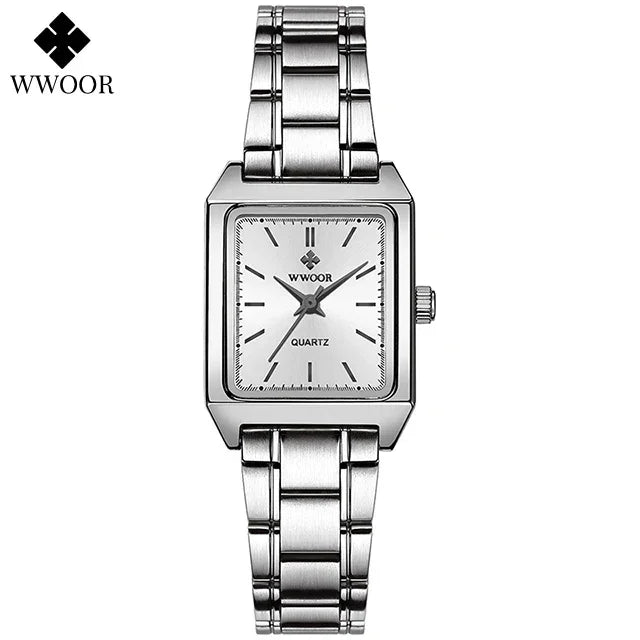 Relógio Feminino Elegante WWOOR 8850 FAKOSS - A prova d'água