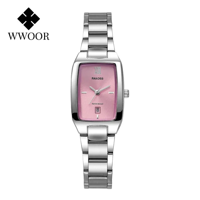 Relógio Feminino de Luxo WWOOR 042L - A prova d'água