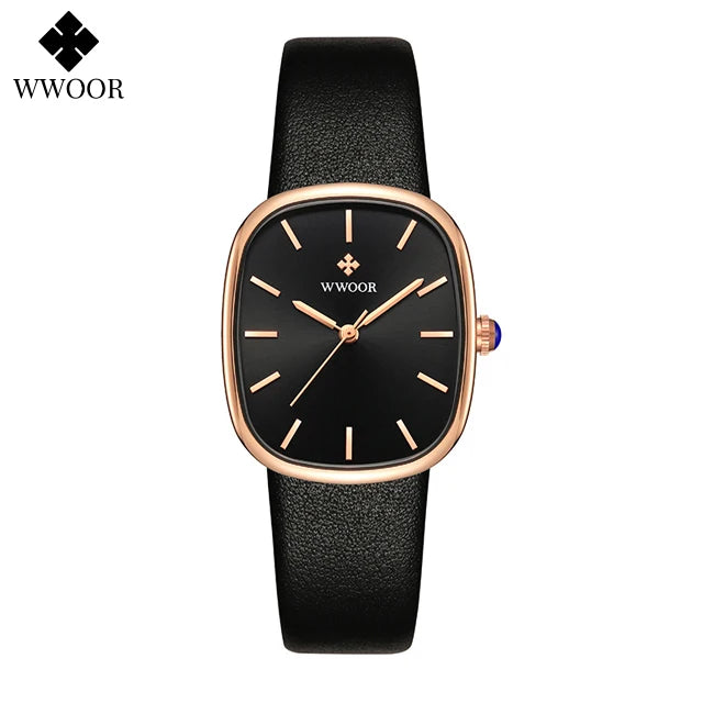 Relógio Feminino casual WWOOR 8881 - A prova água
