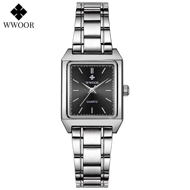 Relógio Feminino Elegante WWOOR 8850 FAKOSS - A prova d'água