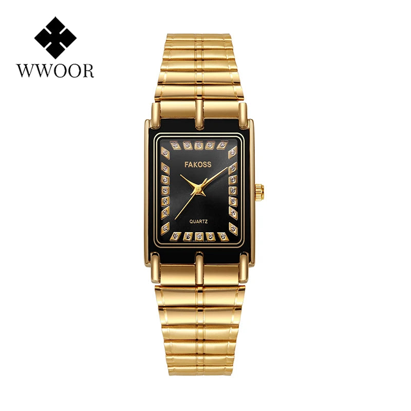 Relógio Feminino de Luxo WWOOR FAKOSS 011L - A prova d'água