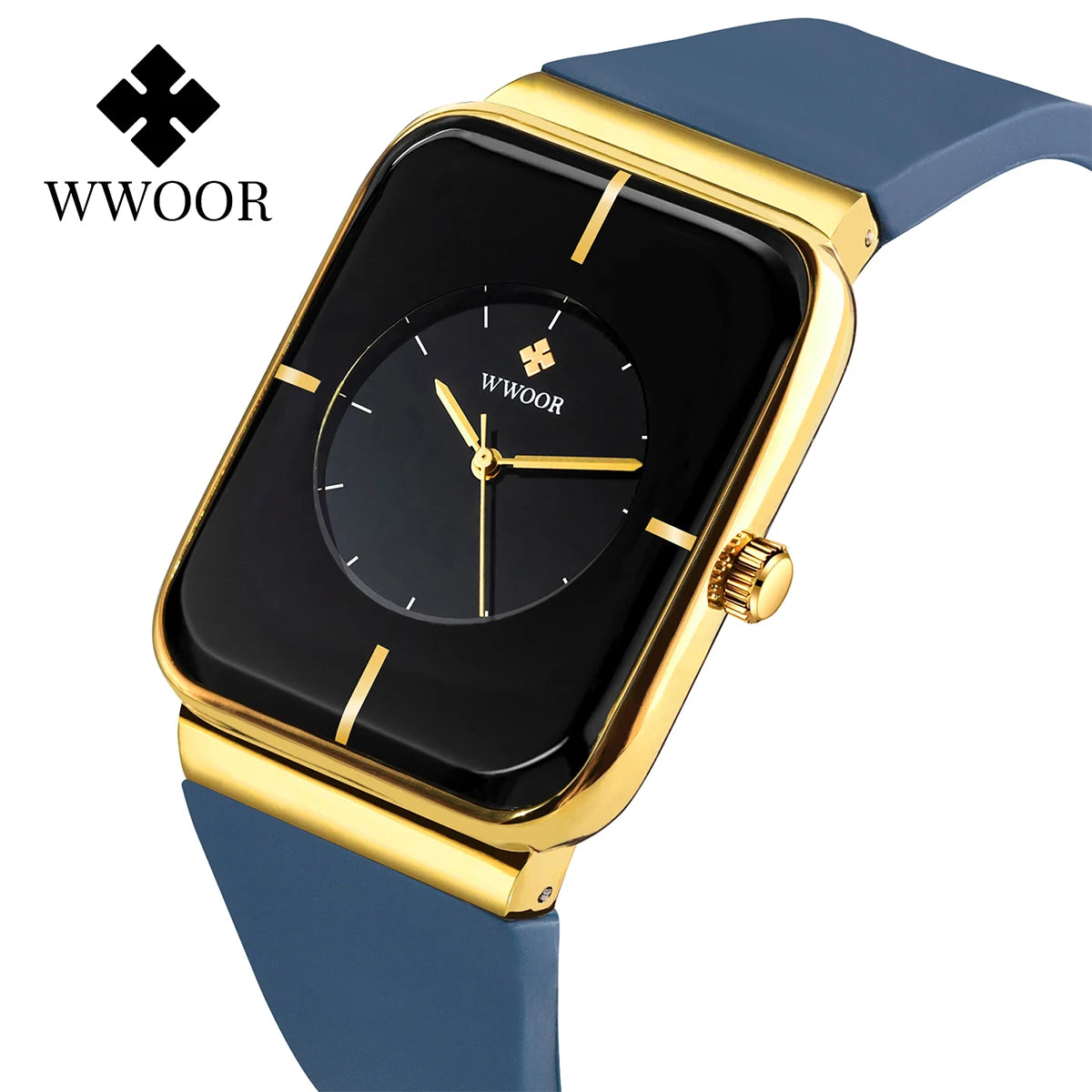 Relógio Masculino Fashion WWOOR 8884 - A prova d'água