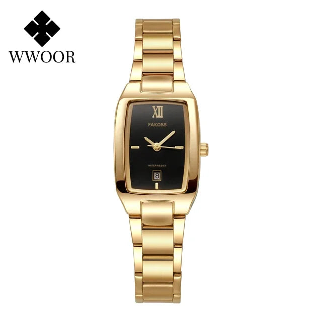 Relógio Feminino de Luxo WWOOR 042L - A prova d'água