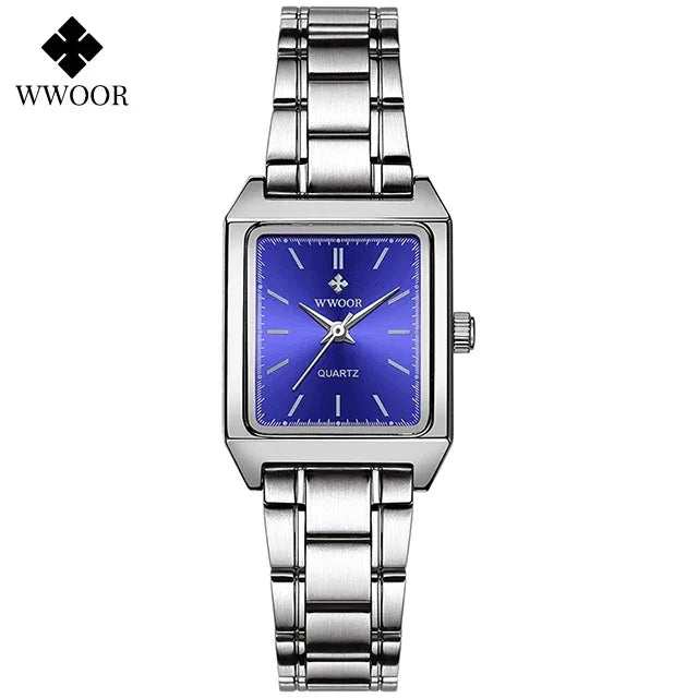 Relógio Feminino Elegante WWOOR 8850 FAKOSS - A prova d'água