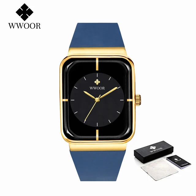Relógio Masculino Fashion WWOOR 8884 - A prova d'água