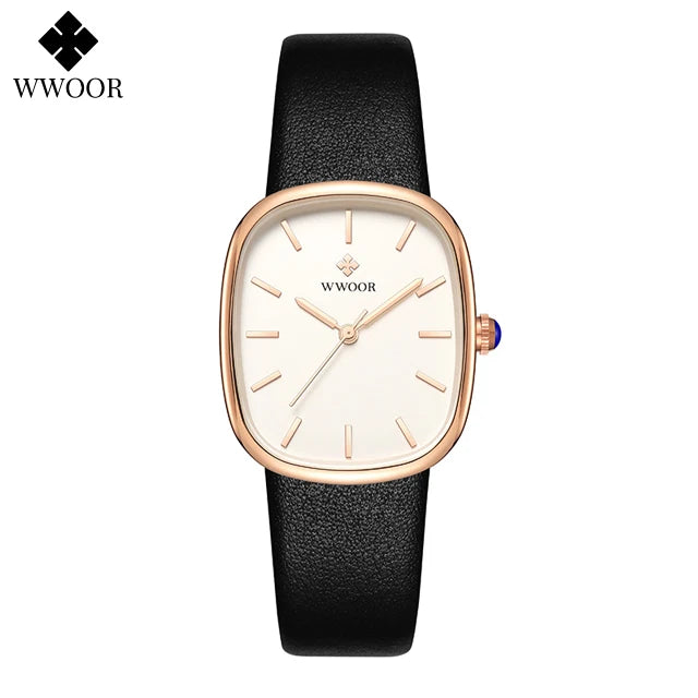 Relógio Feminino casual WWOOR 8881 - A prova água