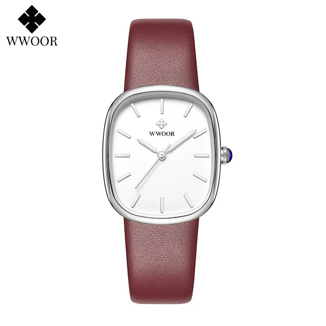 Relógio Feminino casual WWOOR 8881 - A prova água