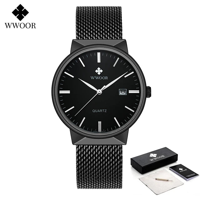 Relógio masculino WWOOR 8826W - A prova d'água