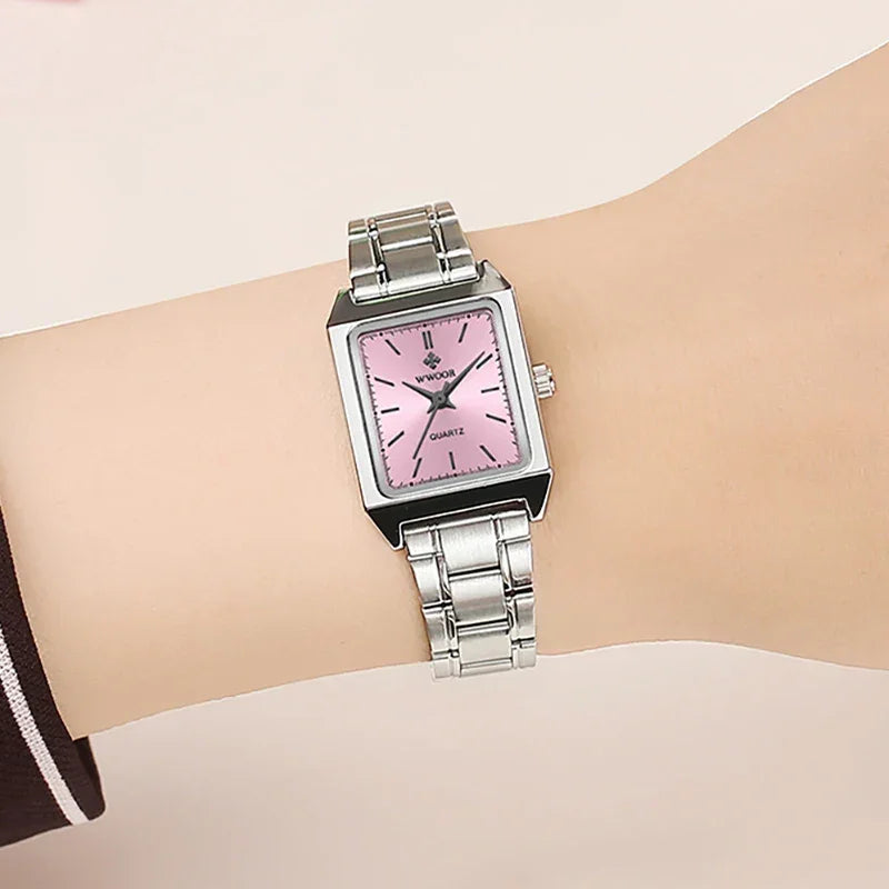 Relógio Feminino Elegante WWOOR 8850 FAKOSS - A prova d'água