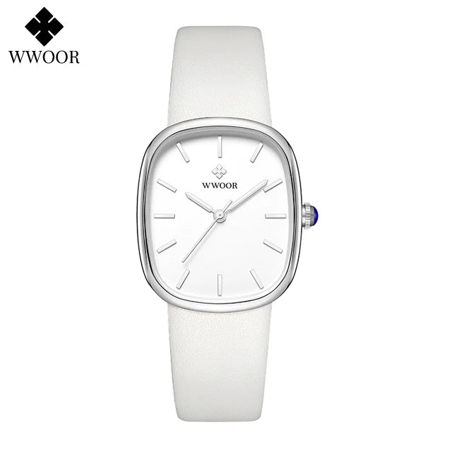 Relógio Feminino casual WWOOR 8881 - A prova água