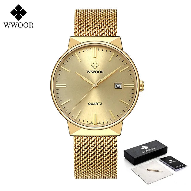 Relógio masculino WWOOR 8826W - A prova d'água