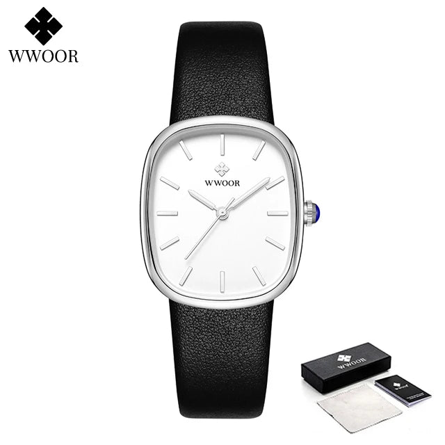 Relógio Feminino casual WWOOR 8881 - A prova água