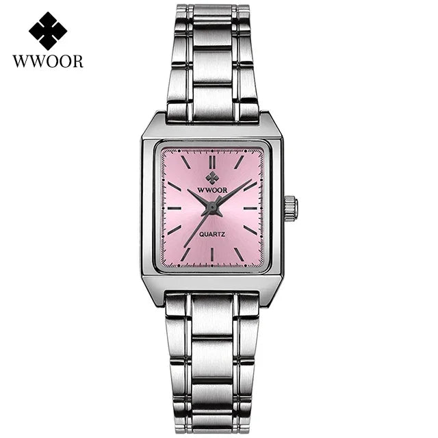 Relógio Feminino Elegante WWOOR 8850 FAKOSS - A prova d'água
