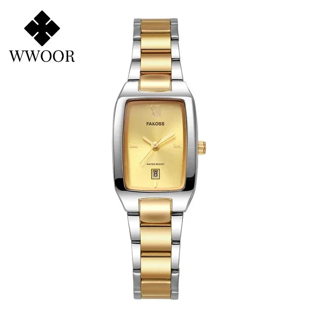 Relógio Feminino de Luxo WWOOR 042L - A prova d'água