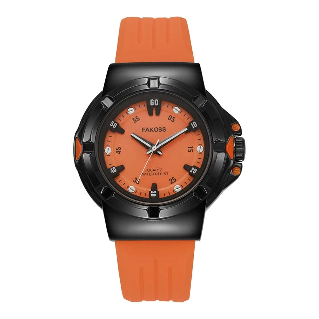 Relógio masculino Casual FAKOSS WWOOR 063-D – A prova d'água