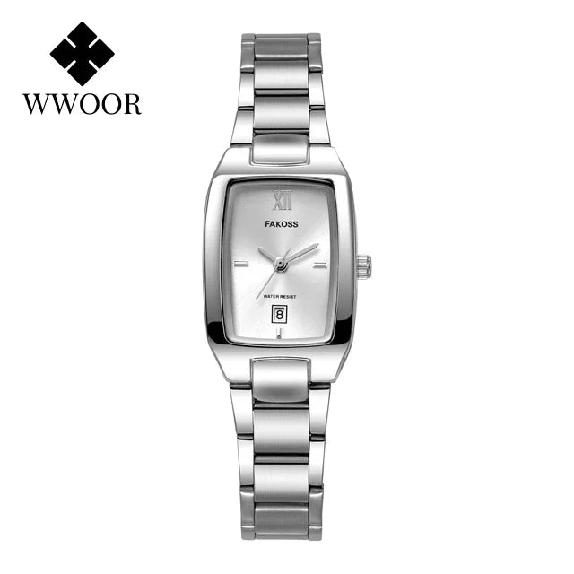 Relógio Feminino de Luxo WWOOR 042L - A prova d'água