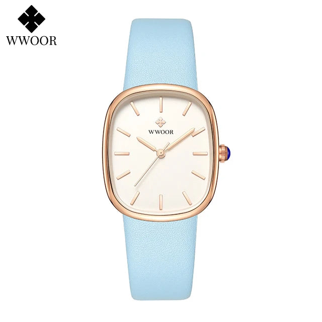 Relógio Feminino casual WWOOR 8881 - A prova água