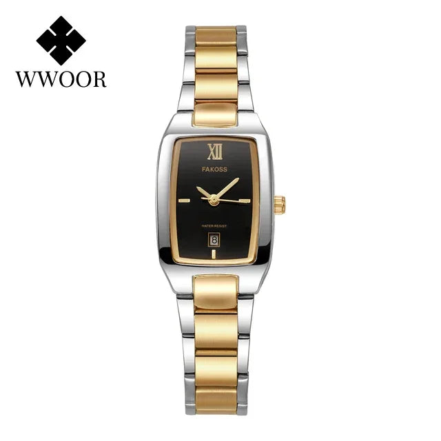 Relógio Feminino de Luxo WWOOR 042L - A prova d'água