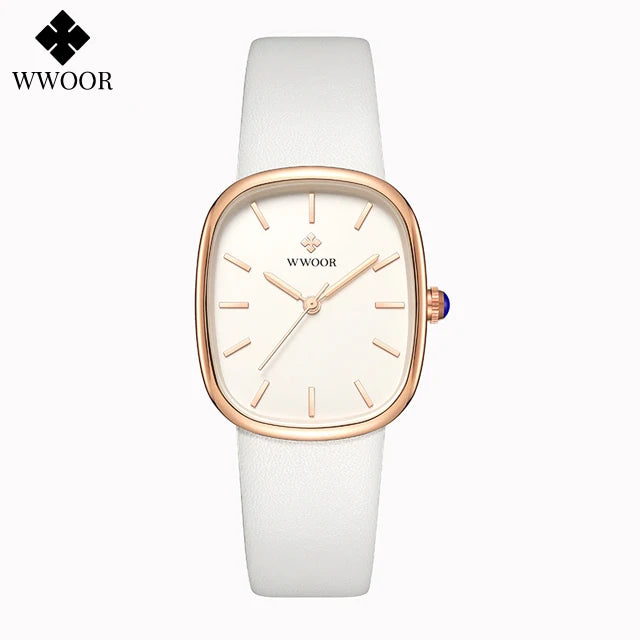 Relógio Feminino casual WWOOR 8881 - A prova água