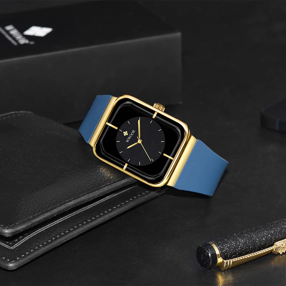 Relógio Masculino Fashion WWOOR 8884 - A prova d'água