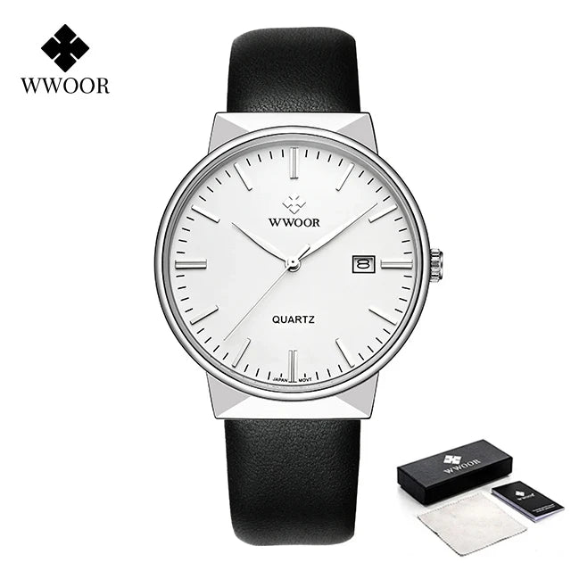 Relógio masculino WWOOR 8826W - A prova d'água