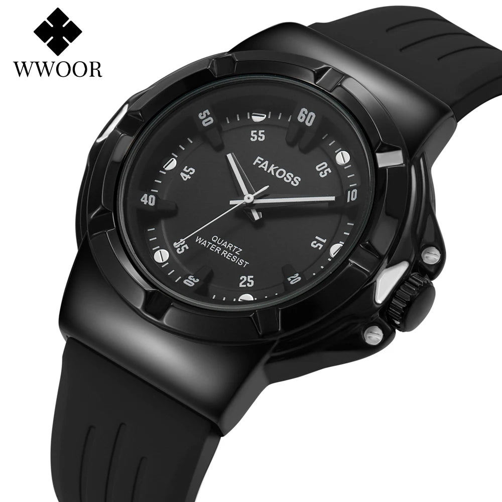 Relógio masculino Casual FAKOSS WWOOR 063-D – A prova d'água