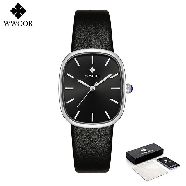 Relógio Feminino casual WWOOR 8881 - A prova água