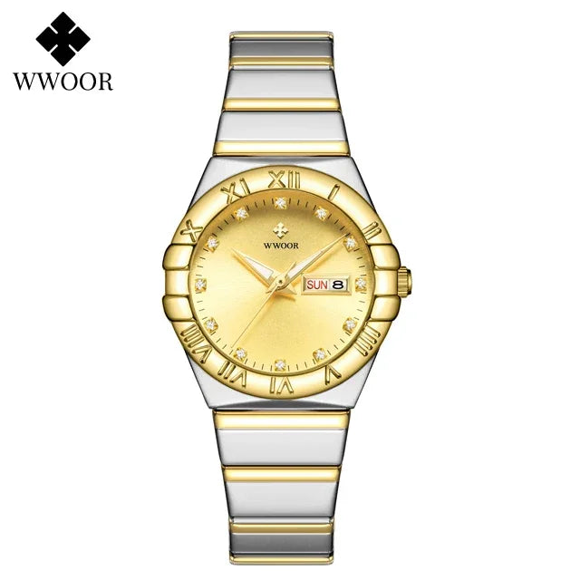 Relógio Feminino WWOOR 8885L - A prova d'água