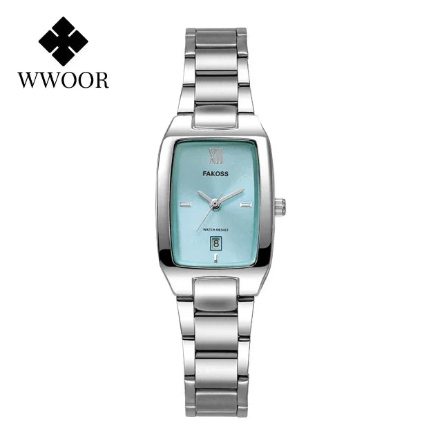 Relógio Feminino de Luxo WWOOR 042L - A prova d'água