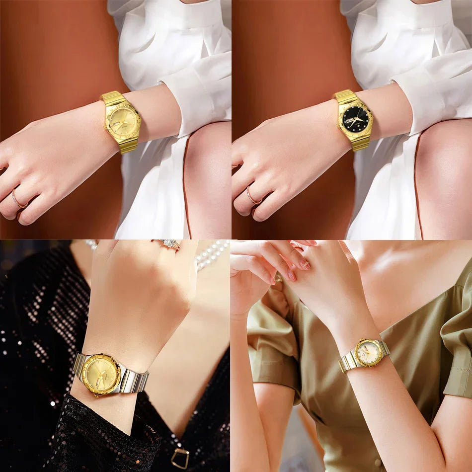 Relógio Feminino WWOOR 8885L - A prova d'água