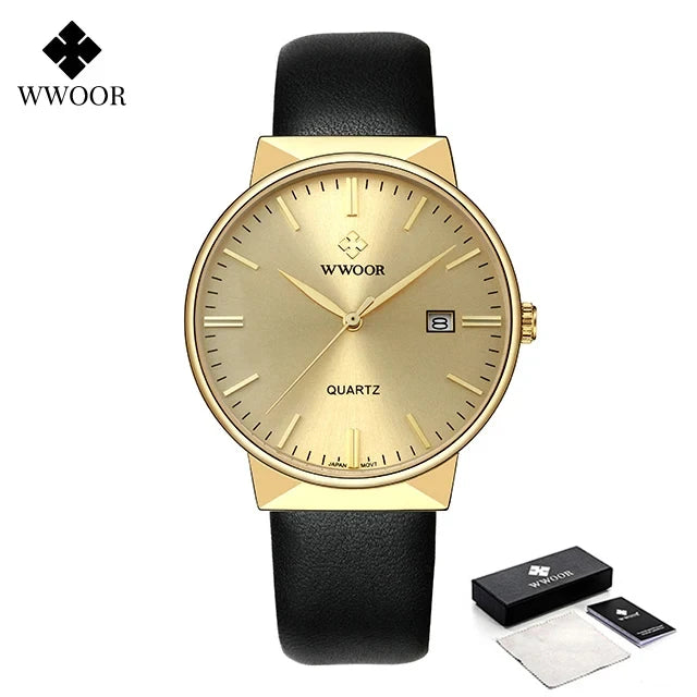 Relógio masculino WWOOR 8826W - A prova d'água