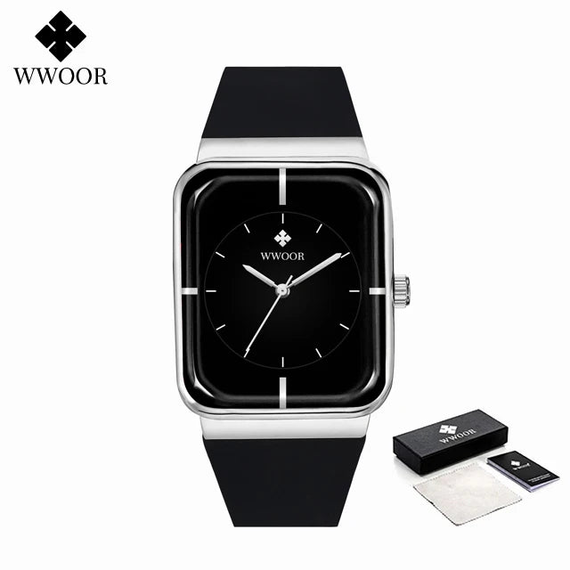 Relógio Masculino Fashion WWOOR 8884 - A prova d'água