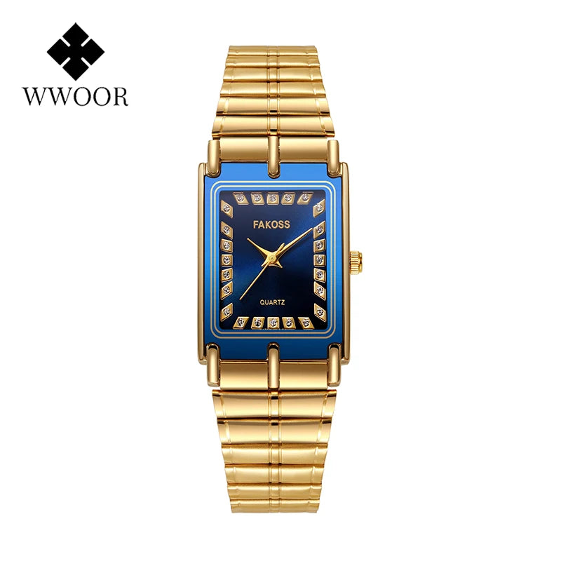Relógio Feminino de Luxo WWOOR FAKOSS 011L - A prova d'água