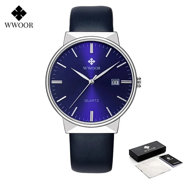 Relógio masculino WWOOR 8826W - A prova d'água