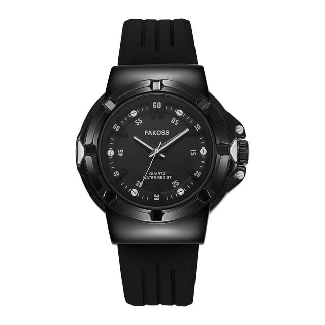 Relógio masculino Casual FAKOSS WWOOR 063-D – A prova d'água