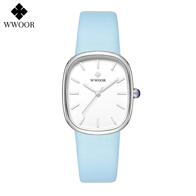 Relógio Feminino casual WWOOR 8881 - A prova água