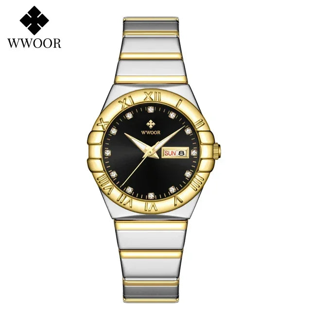 Relógio Feminino WWOOR 8885L - A prova d'água