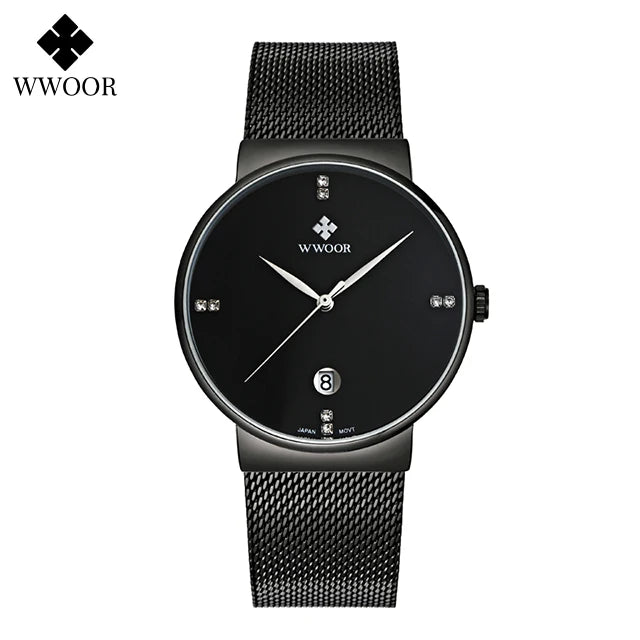 Relógio Masculino de Luxo WWOOR 8018 - A prova d'água