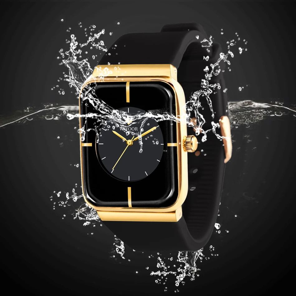 Relógio Masculino Fashion WWOOR 8884 - A prova d'água