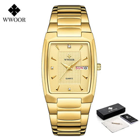 Relógio Feminino WWOOR 8837-CB - A prova d'água